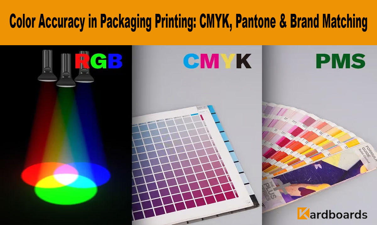 Color Accuracy in Packaging Printing: CMYK, Pantone & Brand Matching
