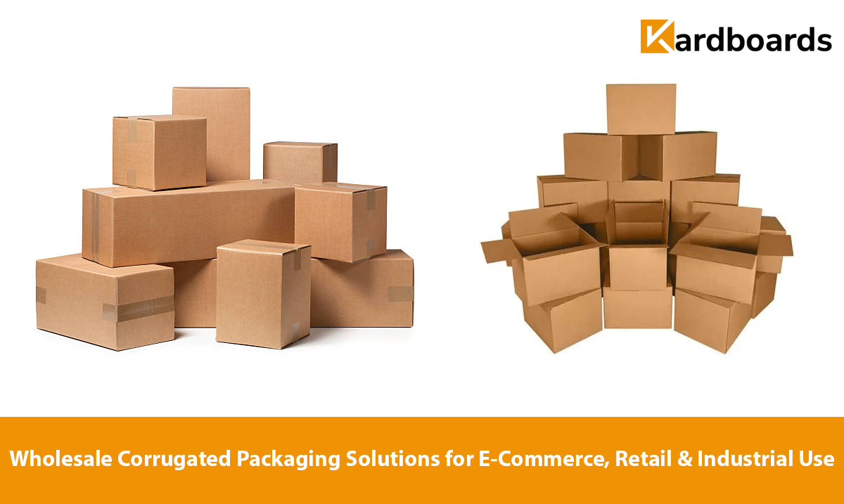 Wholesale Corrugated Packaging Solutions for E-Commerce, Retail & Industrial Use