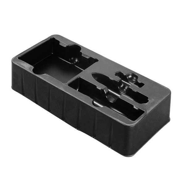 PS Matte Black Blister Inner Support Packaging – Sturdy and Elegant Tray for Product Protection