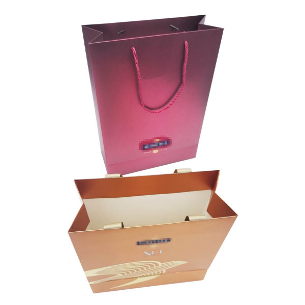 Luxury White Card Ribbon Handbag