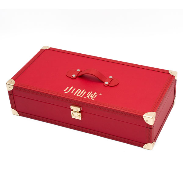 Luxury Handle Flip Box with Singer Sewing and Hot Embossing
