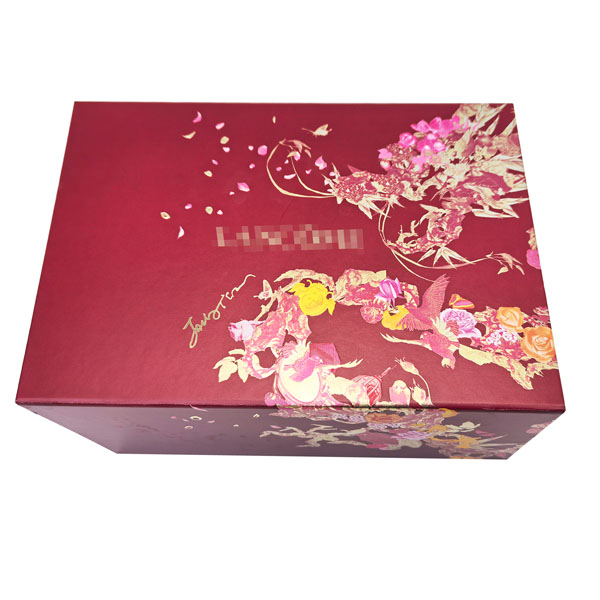 Luxury Lip and Base Gift Box with UV Printing and Reverse Light Oil