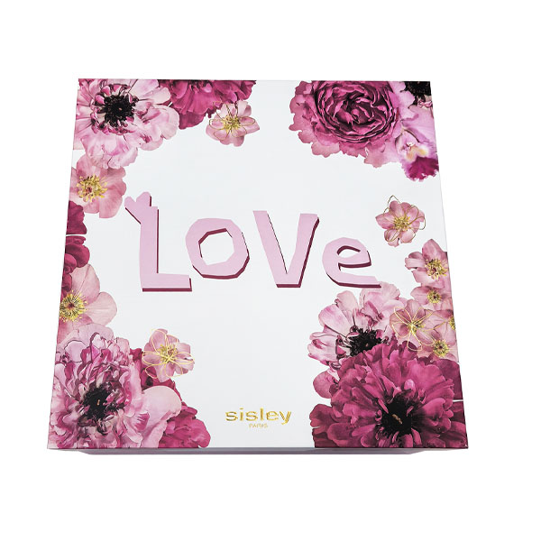 Premium Lip and Base Gift Box with Raffia, Matte Lamination, and Hot Stamped Finish
